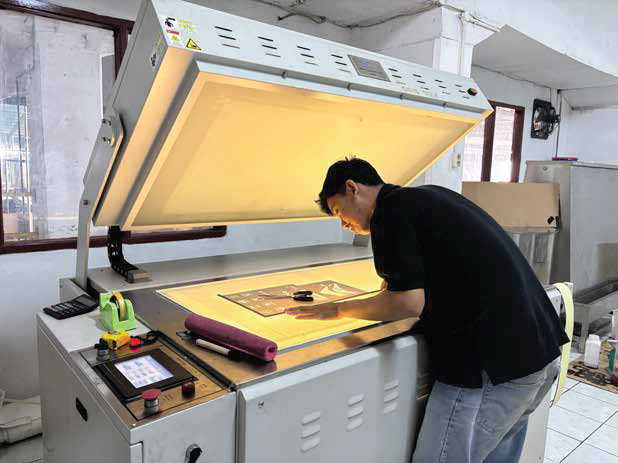 UV plate exposure
